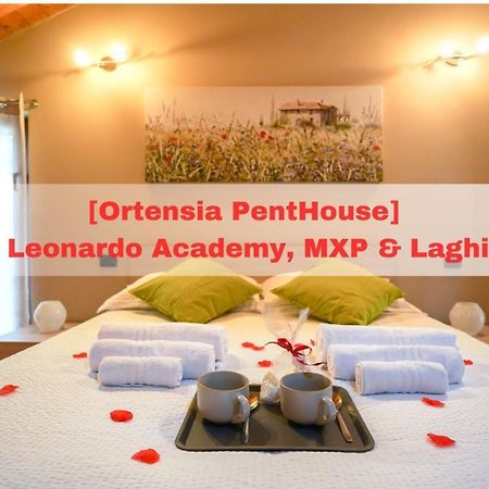 Ortensia Penthouse Leonardo Academy, Mxp & Laghi Sesto Calende Eksteriør bilde