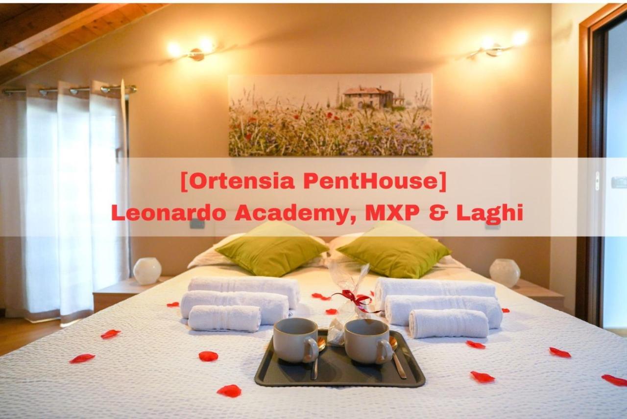 Ortensia Penthouse Leonardo Academy, Mxp & Laghi Sesto Calende Eksteriør bilde