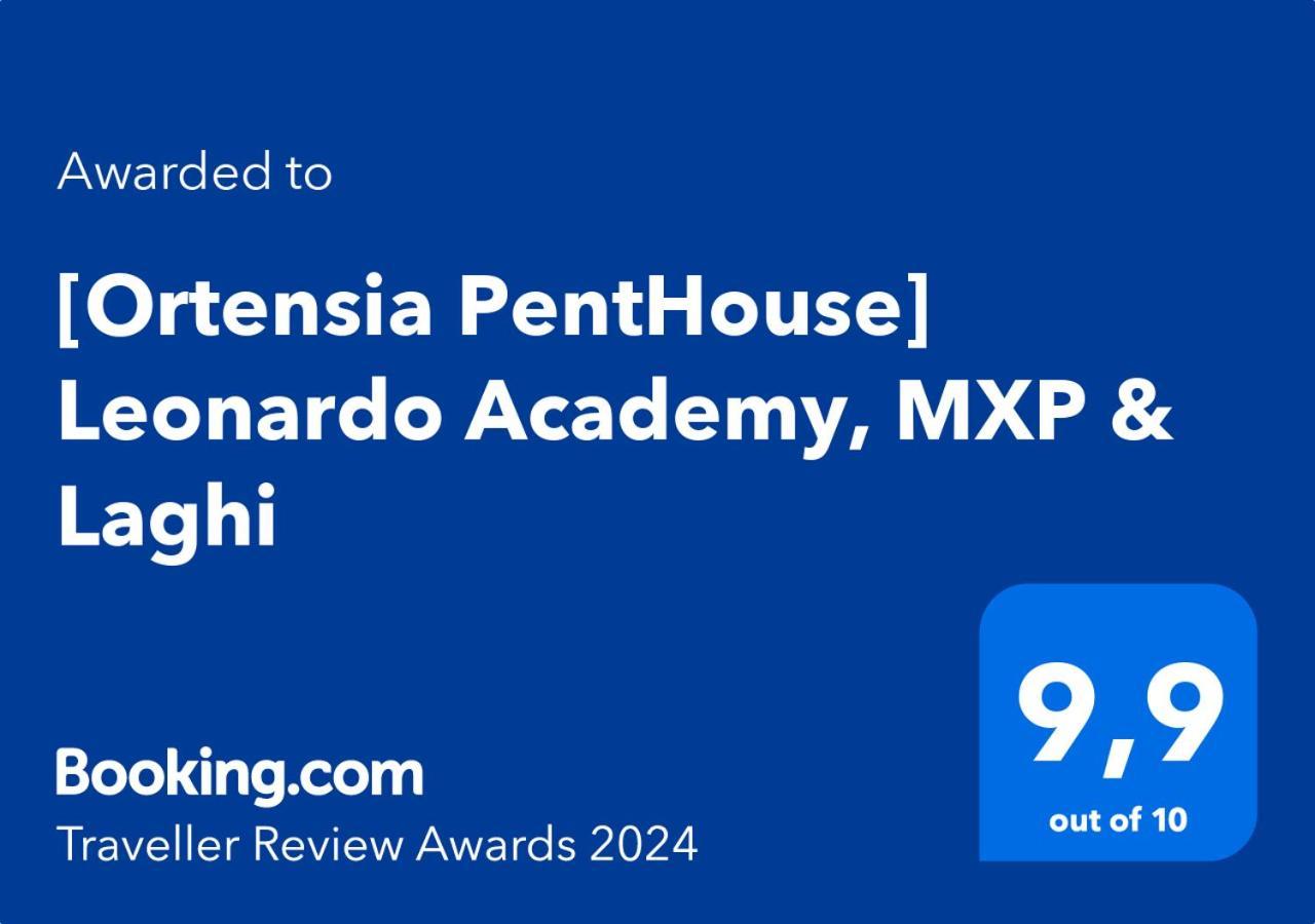 Ortensia Penthouse Leonardo Academy, Mxp & Laghi Sesto Calende Eksteriør bilde